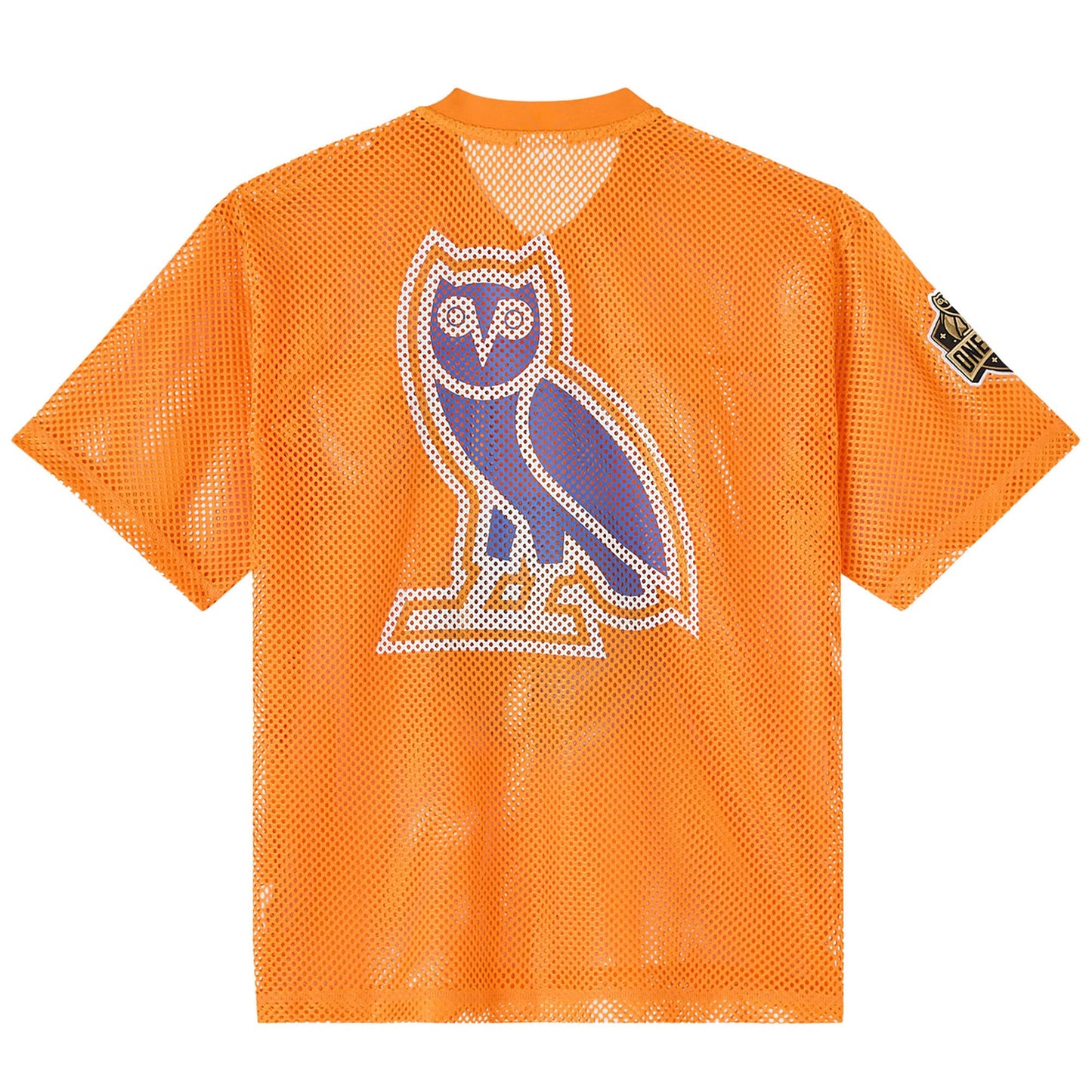 New York Knicks OVO x NBA Mesh Football Fashion Jersey - Orange
