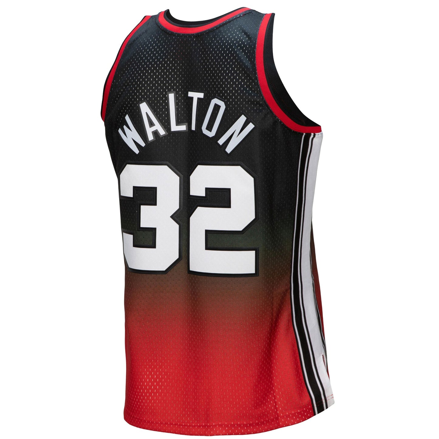 Bill Walton Portland Trail Blazers Mitchell & Ness 1976/77 Hardwood Classics Fadeaway Swingman Player Jersey - Red/Black