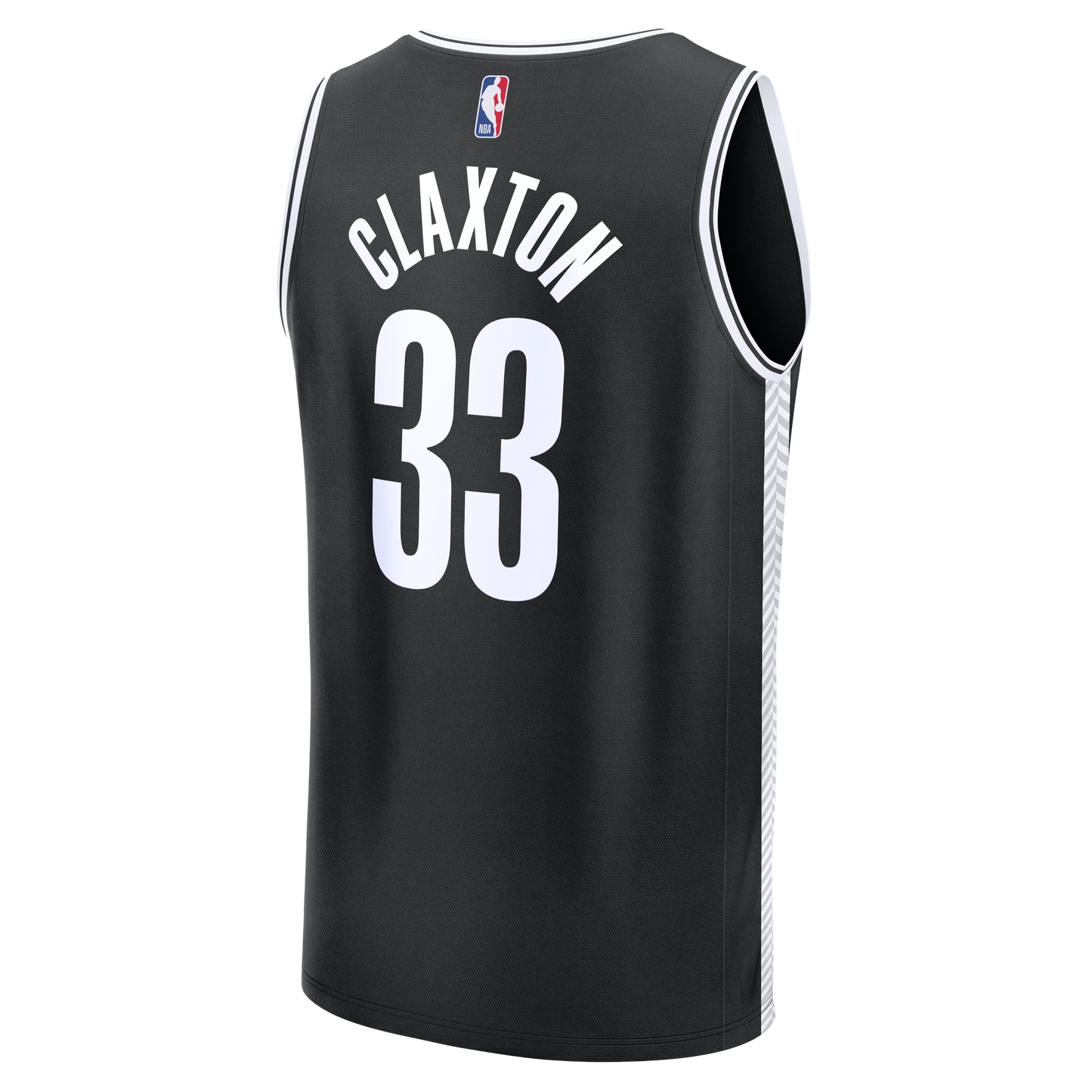 Nic Claxton Brooklyn Nets Fanatics Fast Break Replica Jersey - Black - Icon Edition