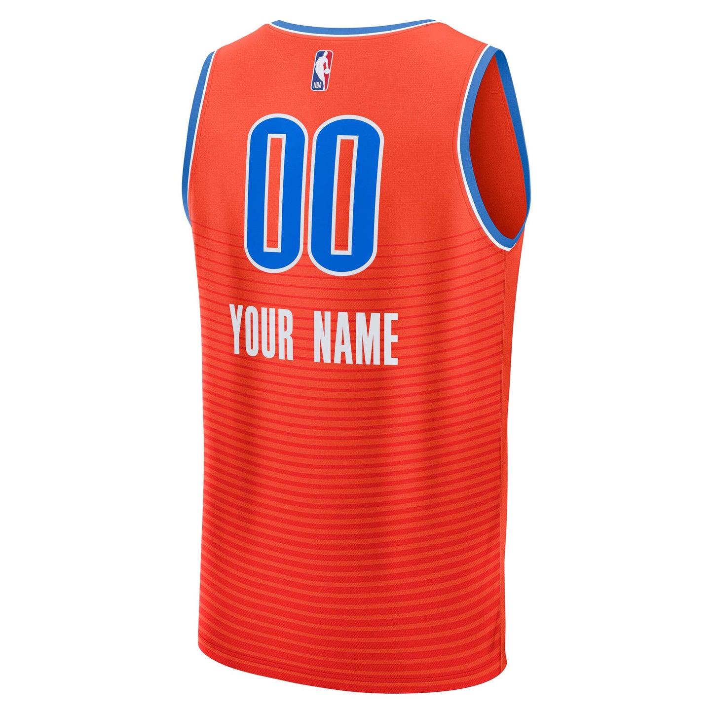 Oklahoma City Thunder Fanatics Fast Break Custom Jersey - Statement Edition - Orange