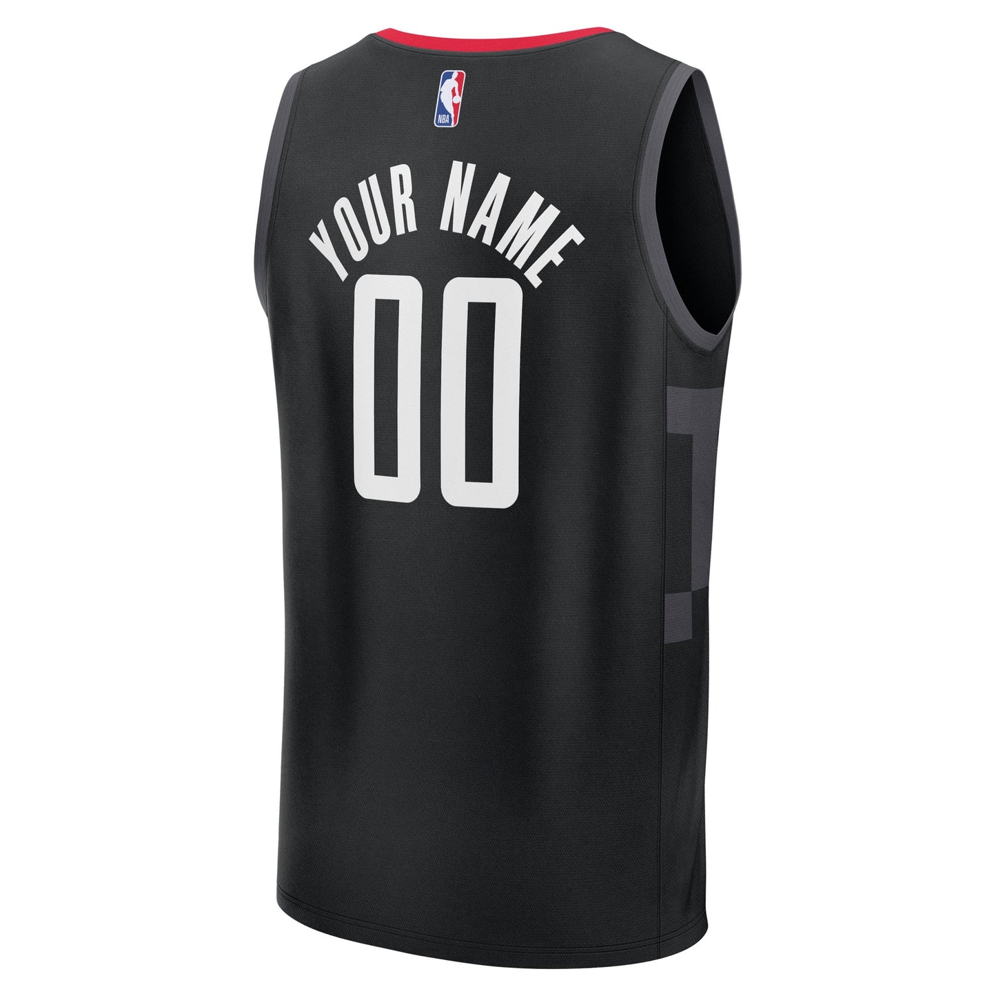 Houston Rockets Fanatics Youth Fast Break Custom Jersey - Statement Edition - Black