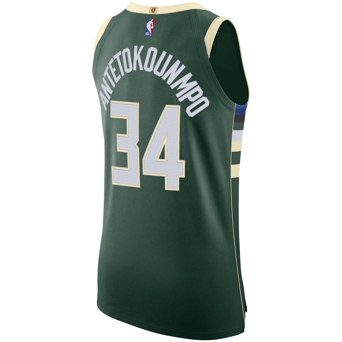 Giannis Antetokounmpo Milwaukee Bucks Nike Authentic Jersey - Icon Edition - Hunter Green