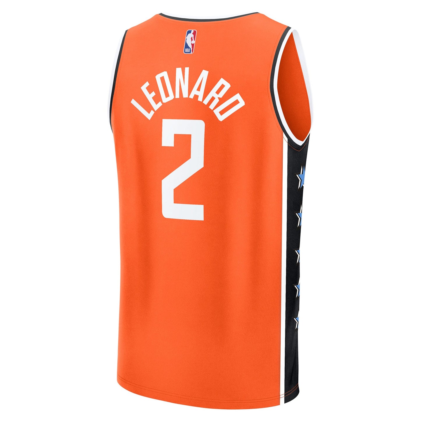Kawhi Leonard LA Clippers Fanatics Youth 2025/26 City Edition Fast Break Jersey - Orange