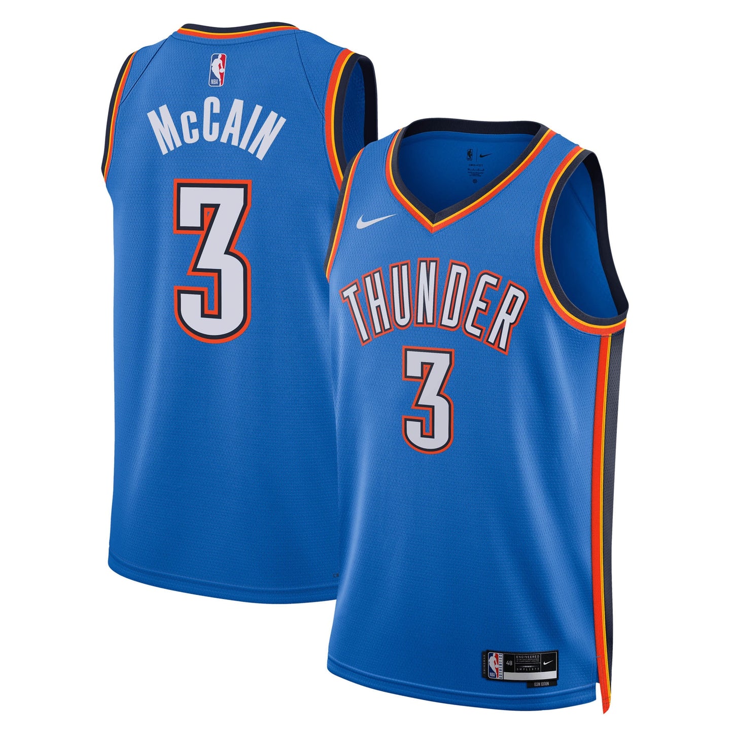 Jared McCain Oklahoma City Thunder Nike Unisex Swingman Jersey - Icon Edition - Blue