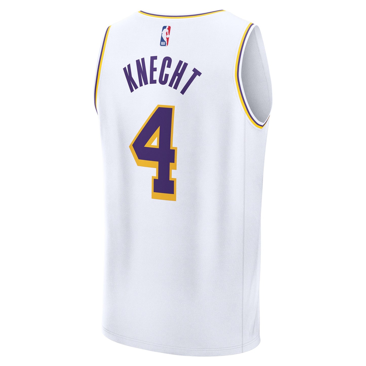 Dalton Knecht Los Angeles Lakers Fanatics Fast Break Replica Player Jersey - Association Edition - White