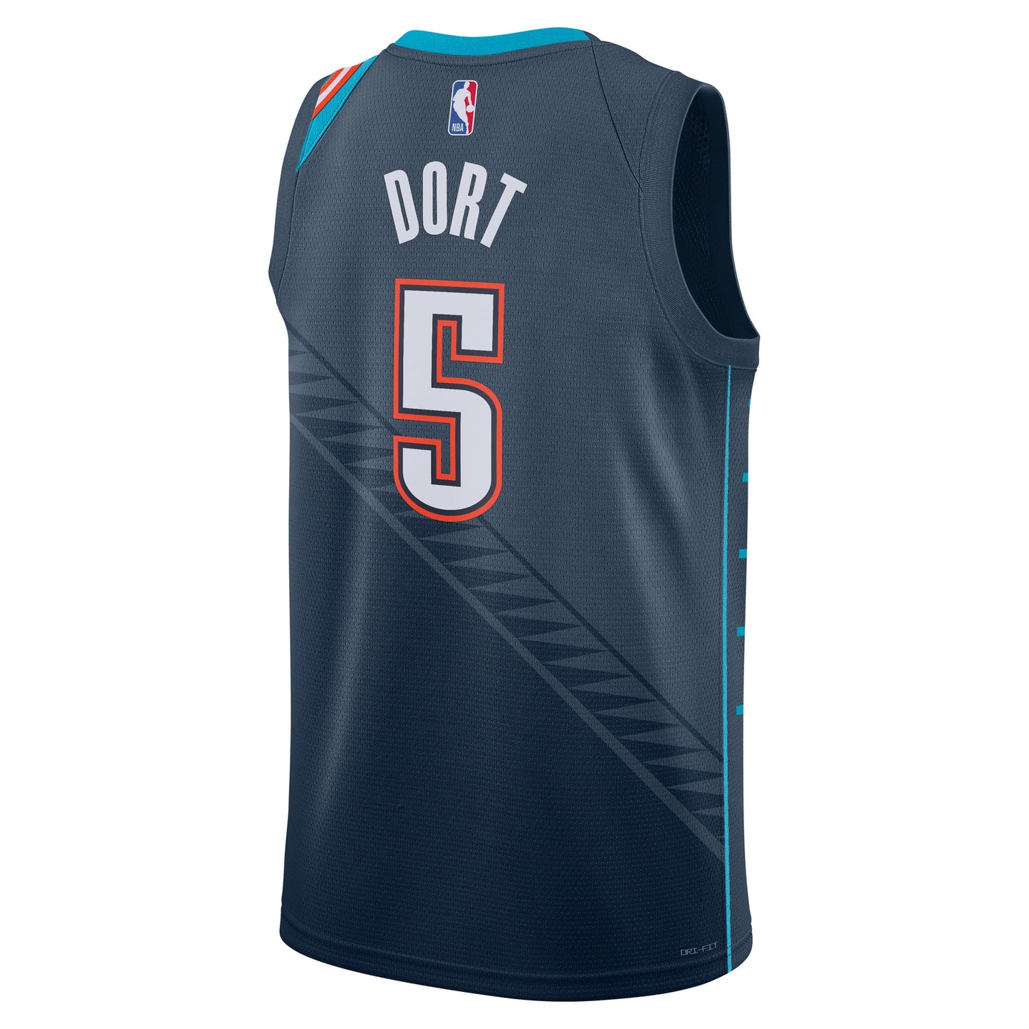 Luguentz Dort Oklahoma City Thunder Nike Unisex 2025/26 Swingman Jersey - Navy - City Edition