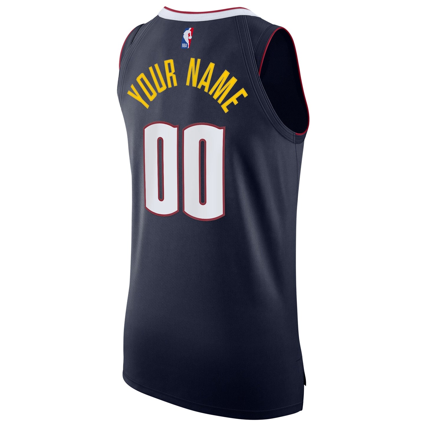 Denver Nuggets Nike 2020/21 Authentic Custom Jersey Navy - Icon Edition