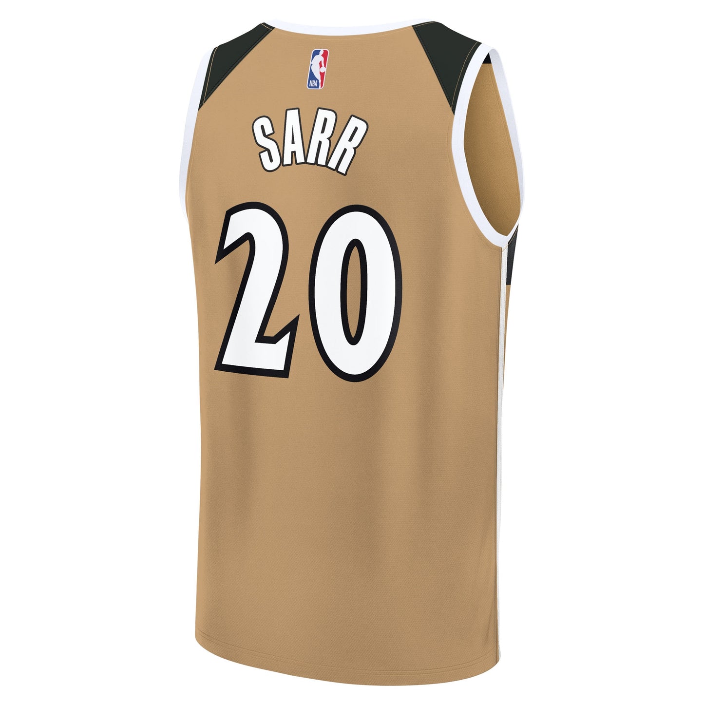 Alex Sarr Washington Wizards Fanatics 2025/26 City Edition Fast Break Jersey - Gold