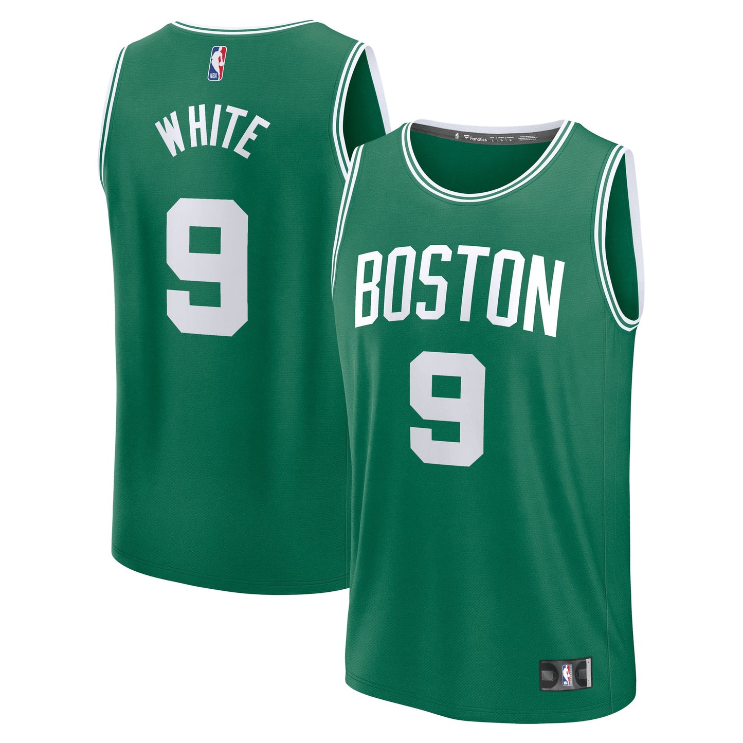 Derrick White Boston Celtics Fanatics Fast Break Replica Player Jersey - Icon Edition - Kelly Green