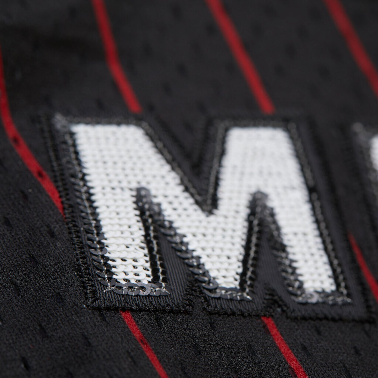 Dwyane Wade Miami Heat Mitchell & Ness x DANNIJO Women's Fashion Cropped Basketball Jersey - Black