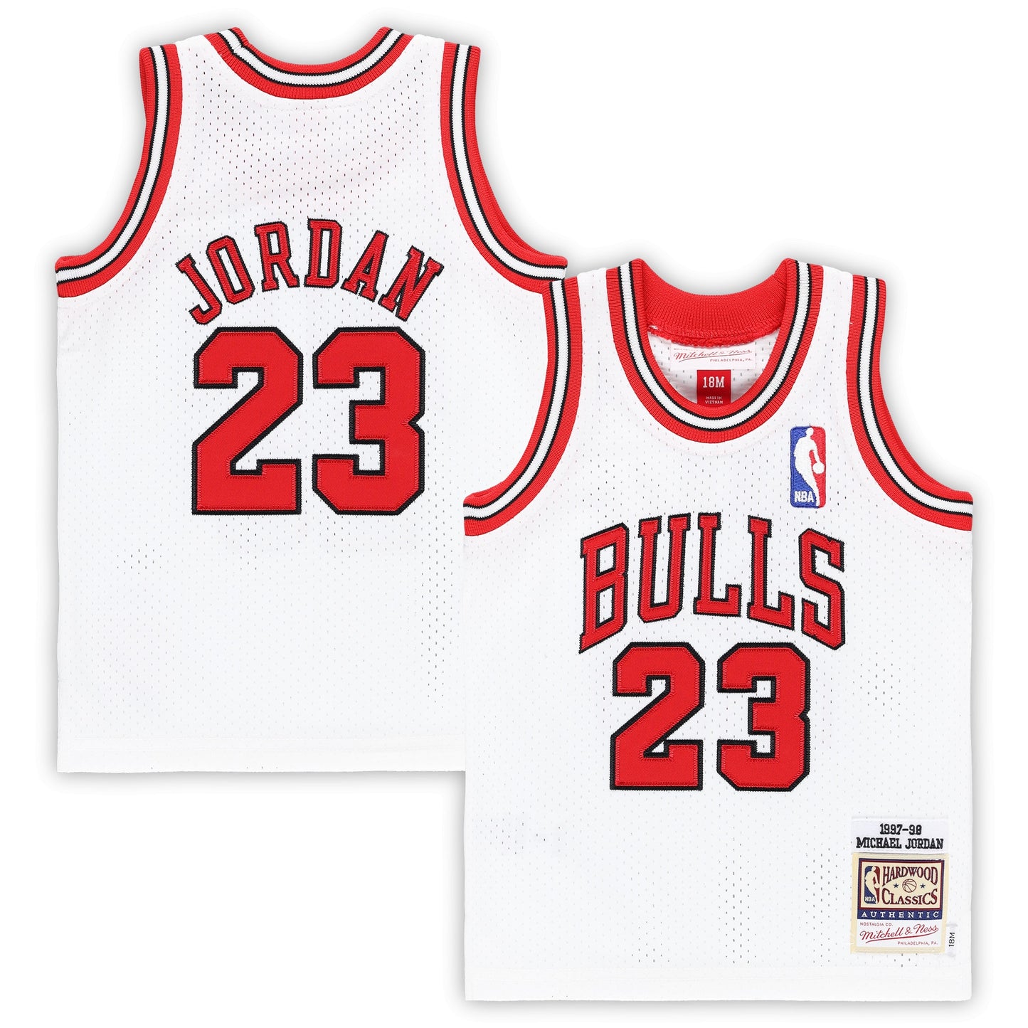 Michael Jordan Chicago Bulls Mitchell & Ness Infant 1996/97 Hardwood Classics Authentic Jersey - Black