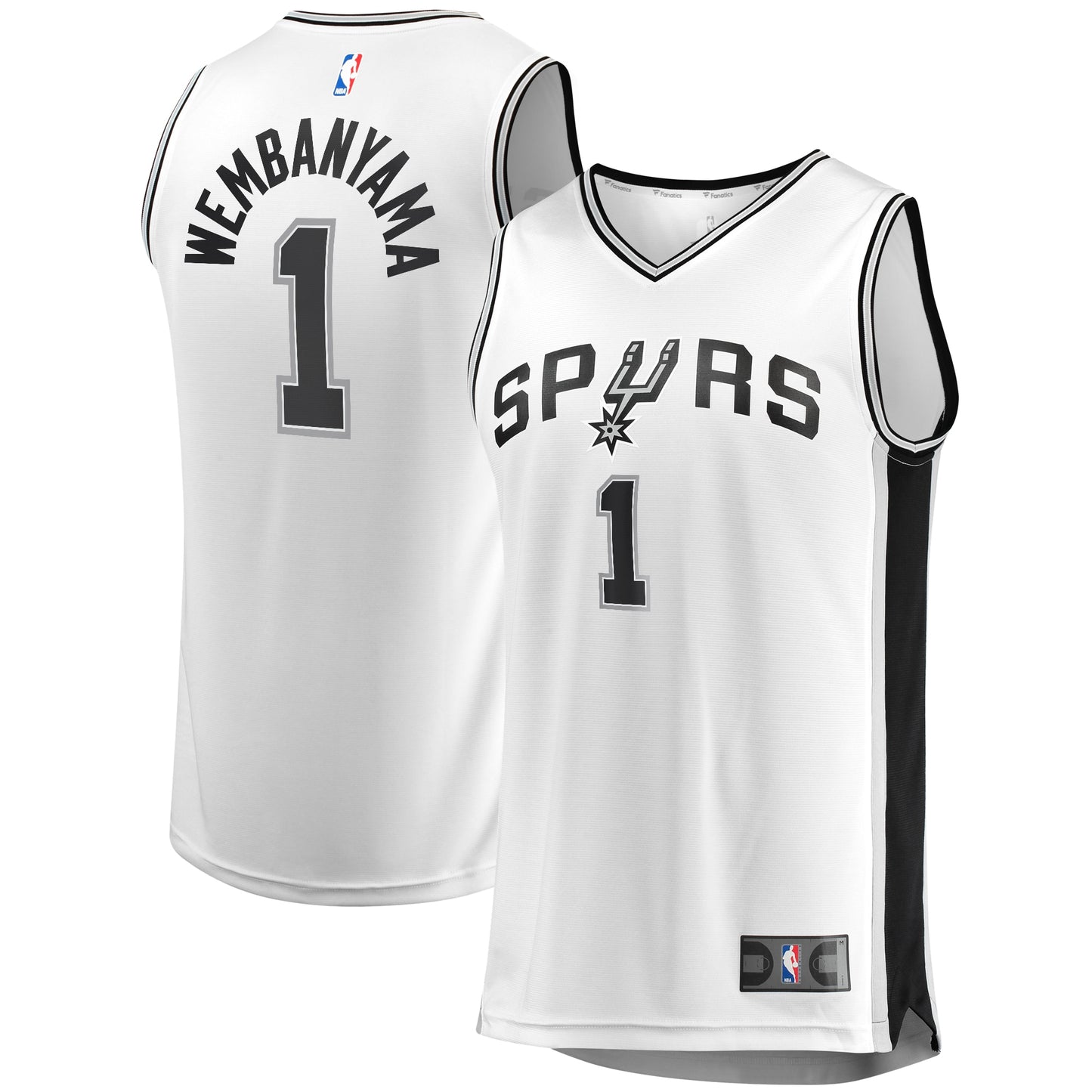 Victor Wembanyama San Antonio Spurs Fanatics Fast Break Replica Player Jersey - Icon Edition - Black