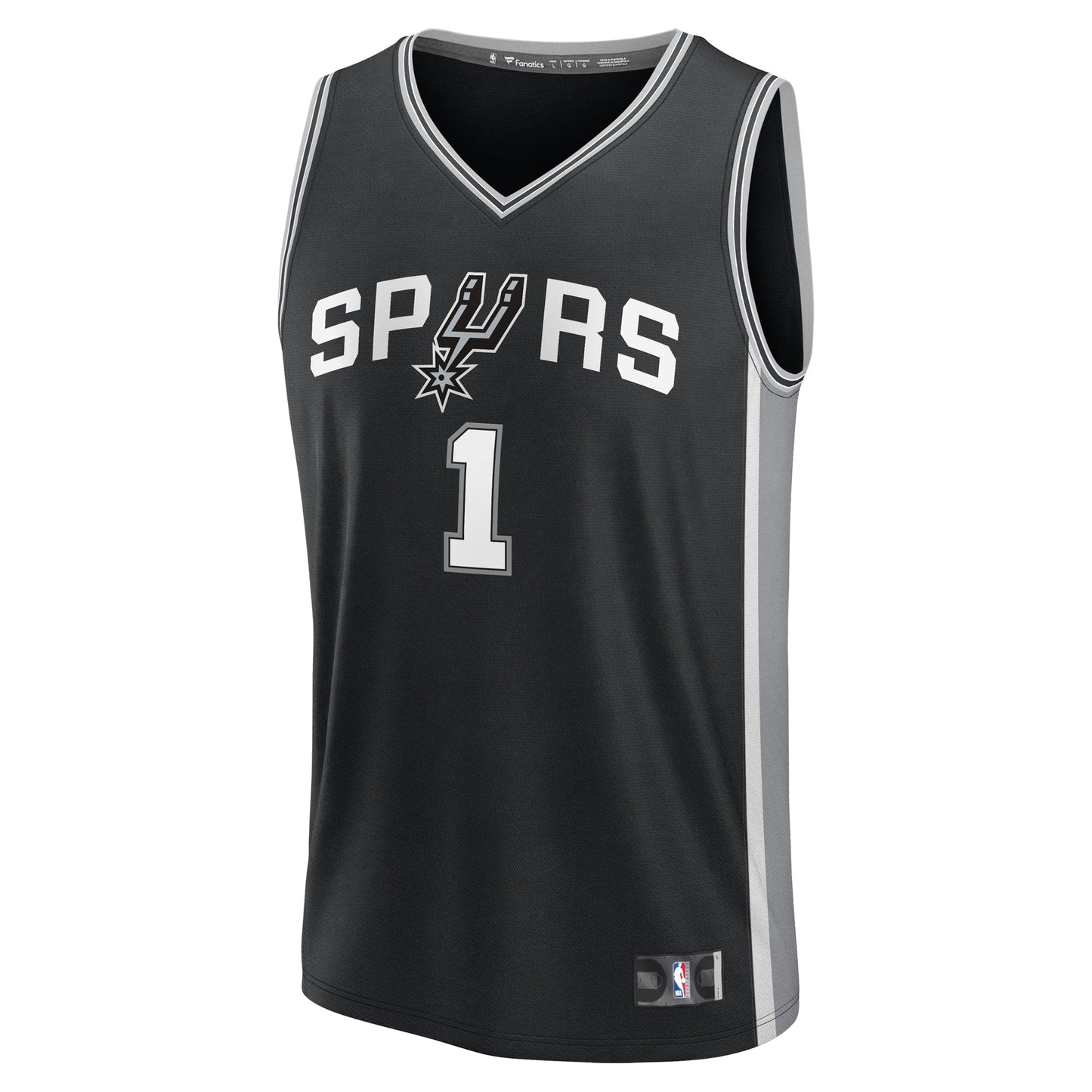 Victor Wembanyama San Antonio Spurs Fanatics Youth Fast Break Replica Player Jersey - Icon Edition - Black