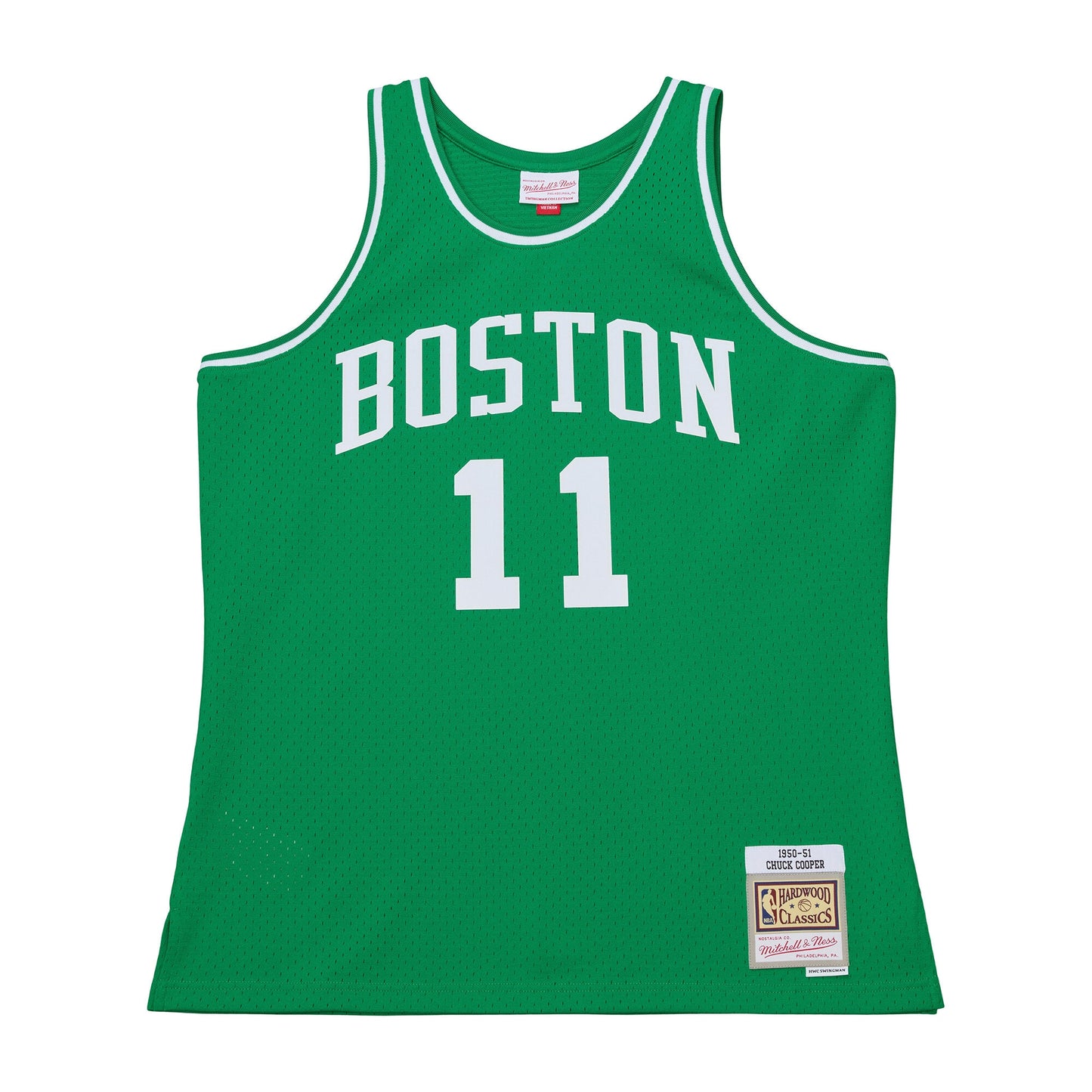 Chuck Cooper Boston Celtics Mitchell & Ness 1950-51 Pioneers Swingman Jersey - Kelly Green