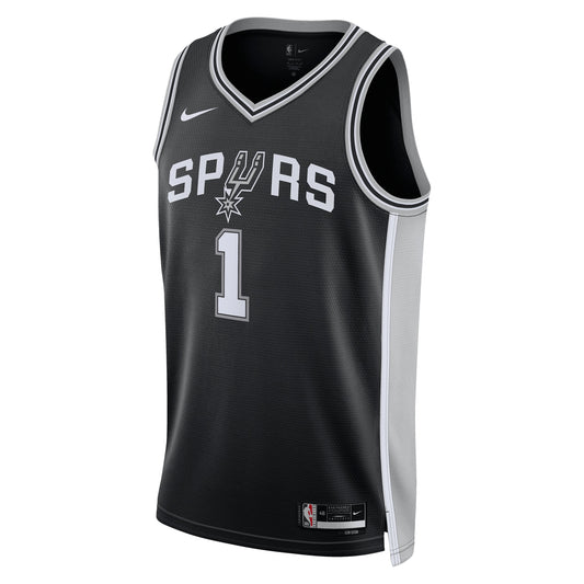 Victor Wembanyama San Antonio Spurs Nike Unisex Swingman Jersey - Icon Edition - Black