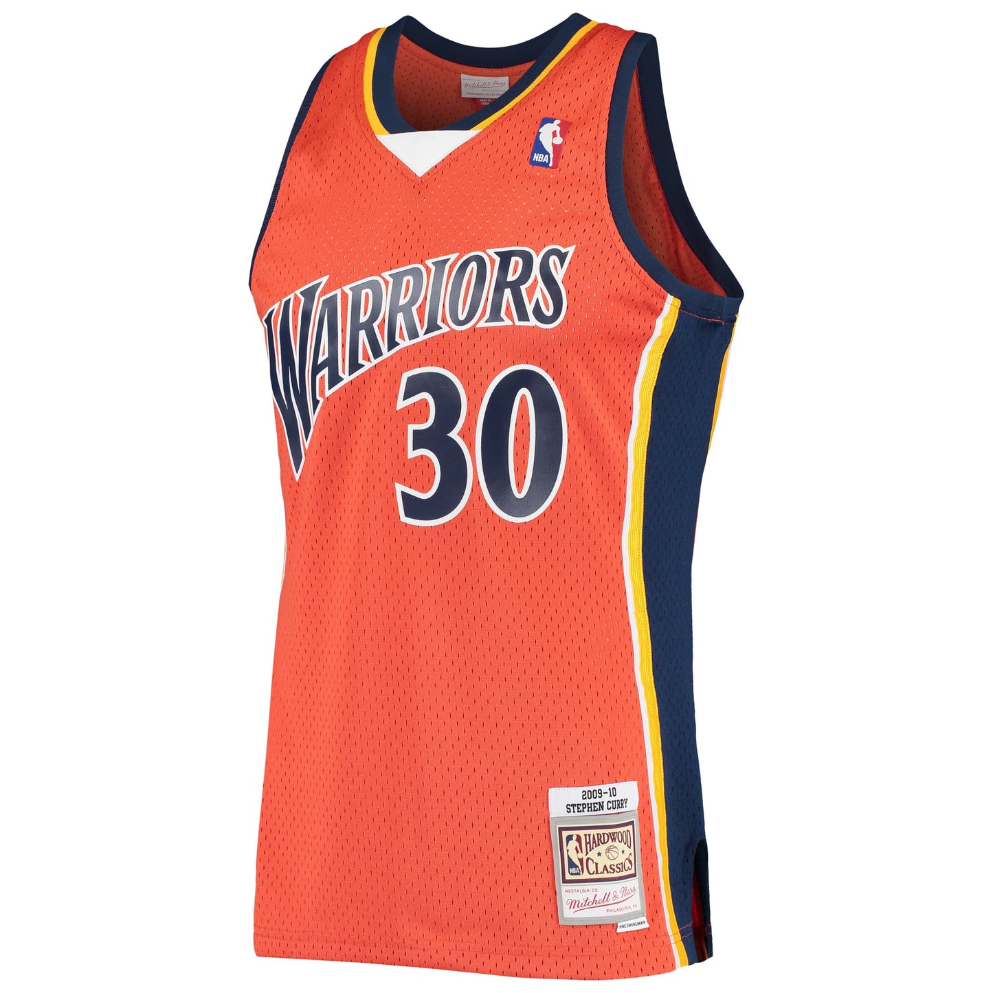 Stephen Curry Golden State Warriors Mitchell & Ness Hardwood Classics Swingman Jersey - White