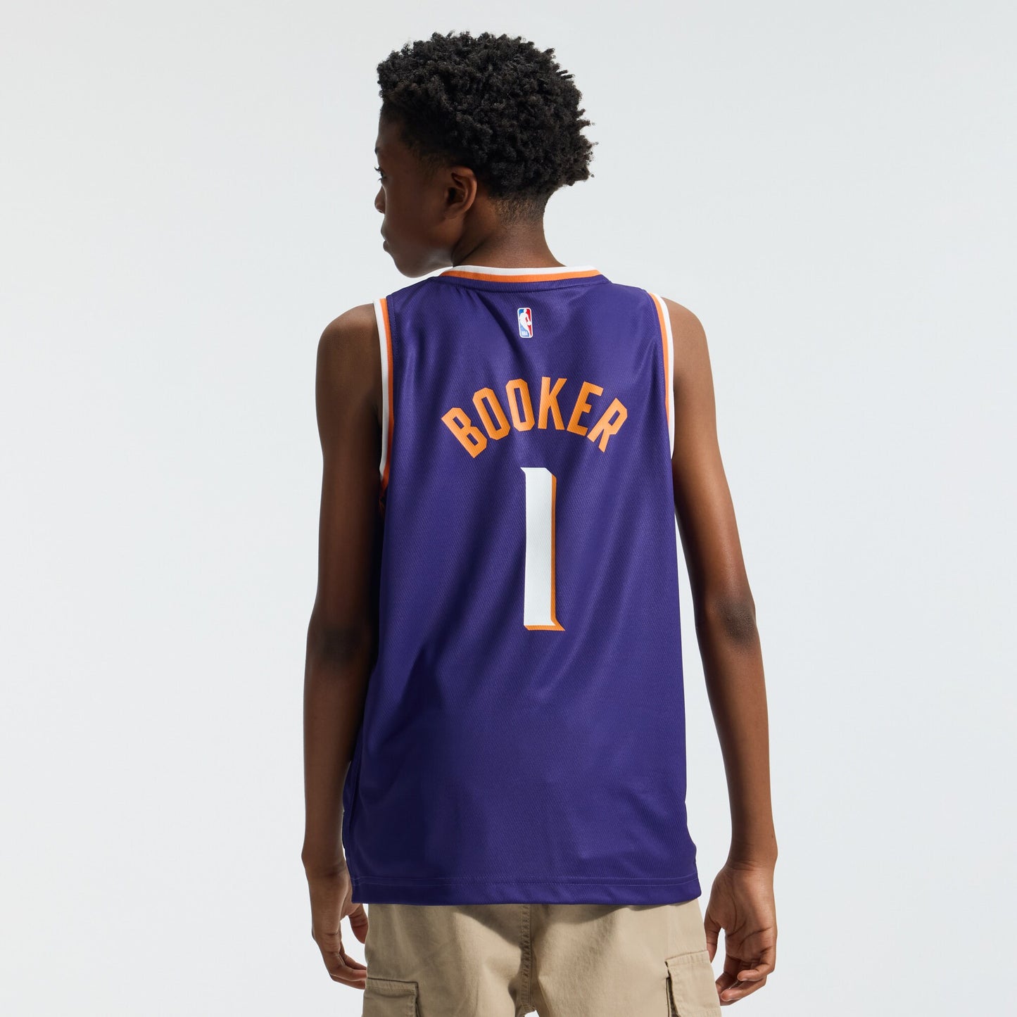 Devin Booker Phoenix Suns Fanatics Youth Fast Break Replica Player Jersey - Icon Edition - Purple