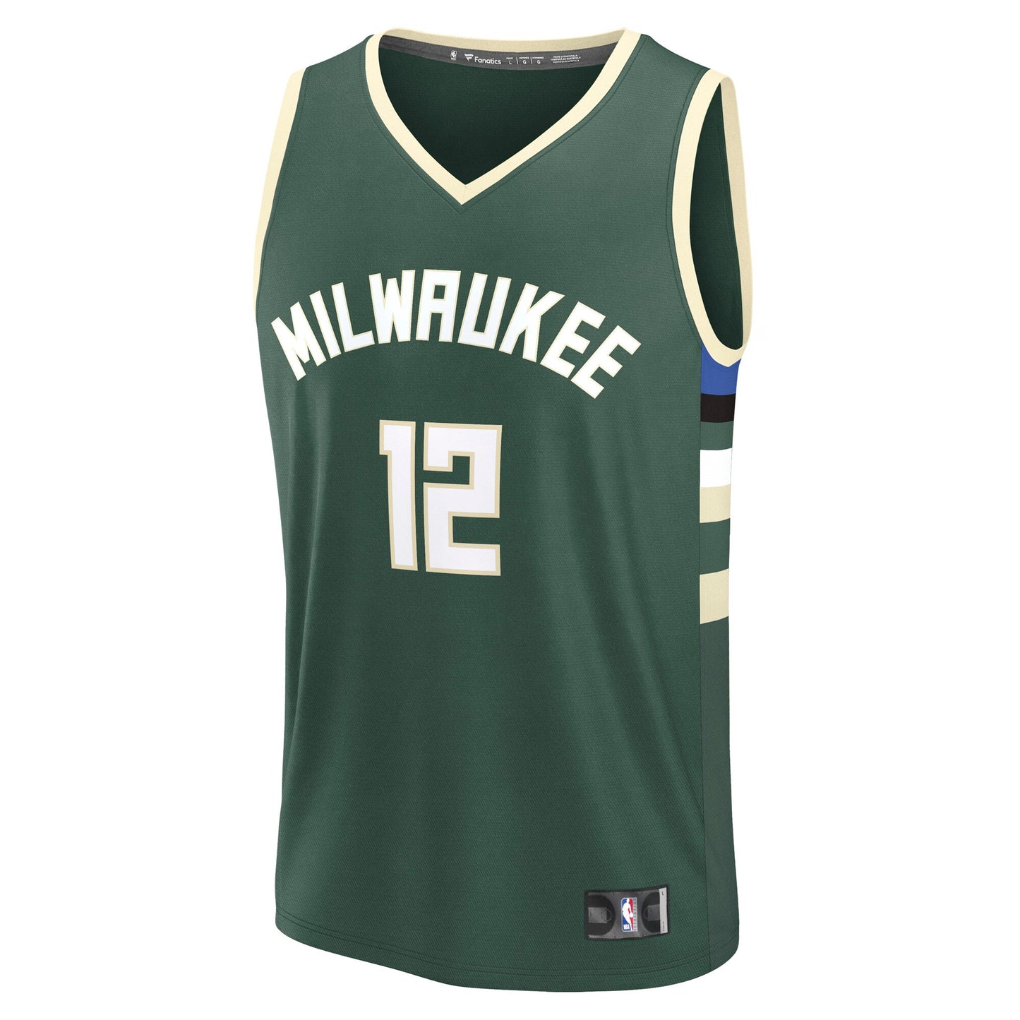 Taurean Prince Milwaukee Bucks Fanatics Fast Break Replica Player Jersey - Icon Edition - Hunter Green