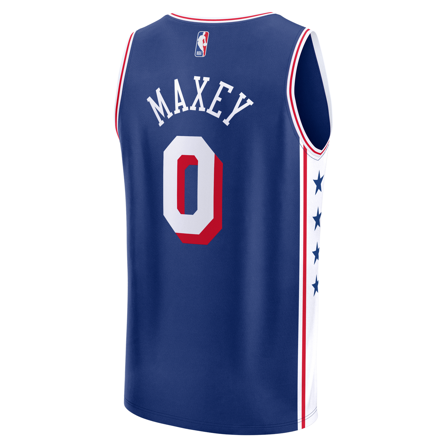 Tyrese Maxey Philadelphia 76ers Fanatics Fast Break Replica Player Jersey - Icon Edition - Royal
