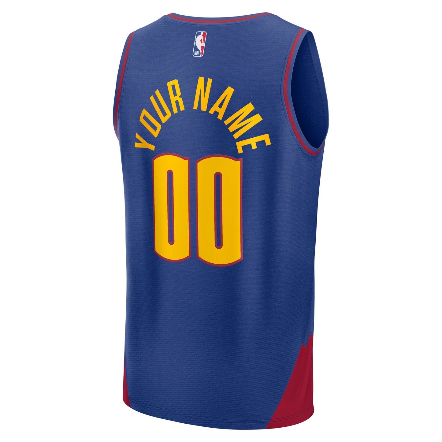 Denver Nuggets Fanatics Youth Fast Break Custom Replica Jersey - Navy  - Icon Edition