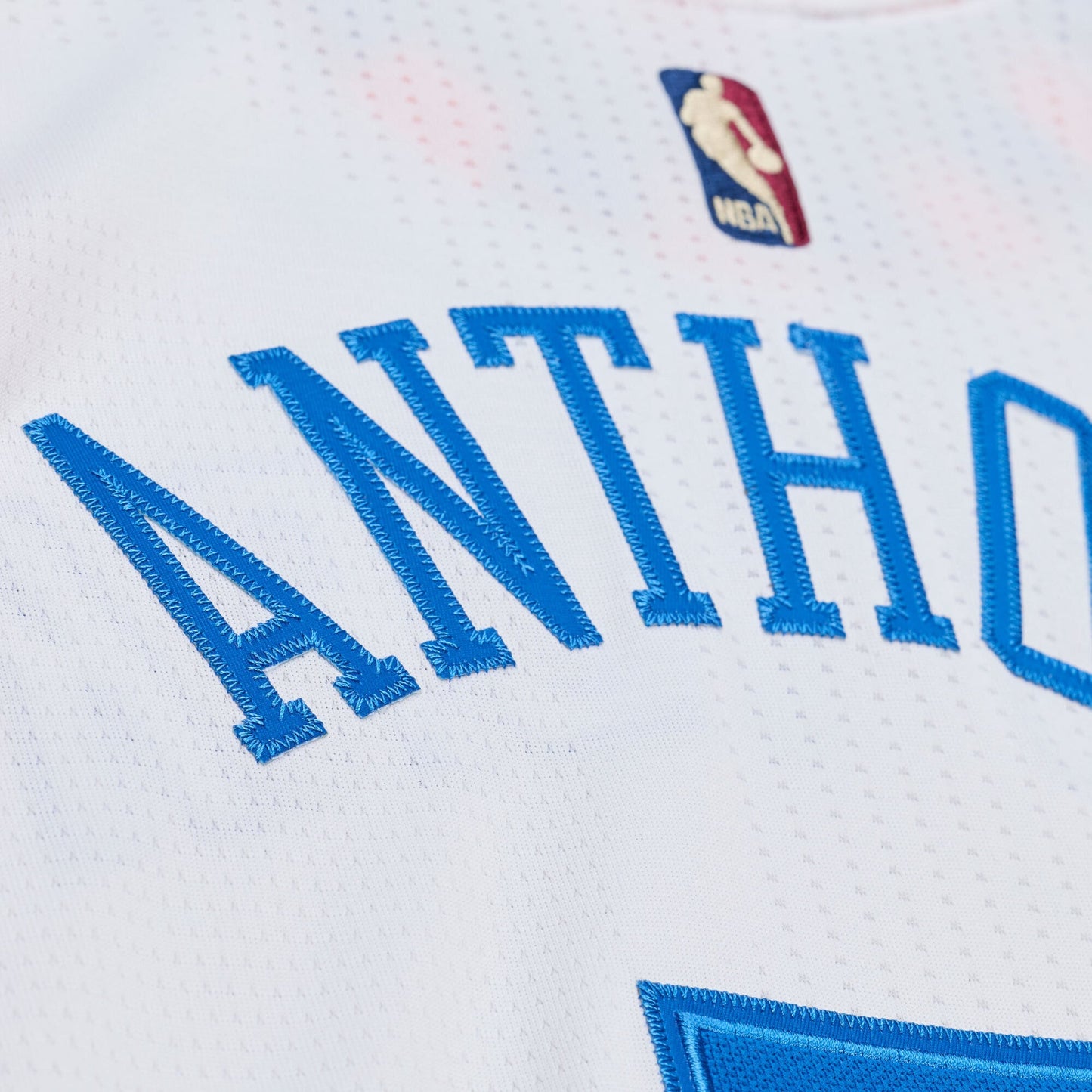 Carmelo Anthony New York Knicks Mitchell & Ness 2015-16 Hardwood Classics Authentic Jersey - White
