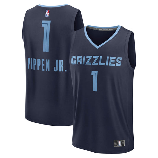 Scotty Pippen Jr. Memphis Grizzlies Fanatics Fast Break Replica Player Jersey - Icon Edition - Navy