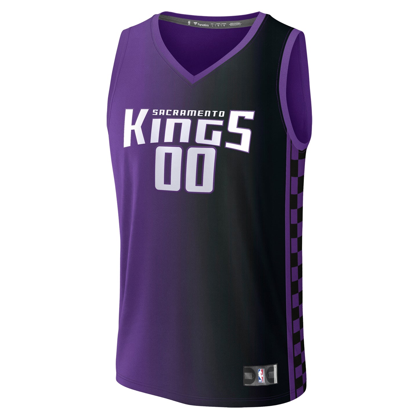 Sacramento Kings Fanatics Fast Break Custom Jersey - Association Edition - White