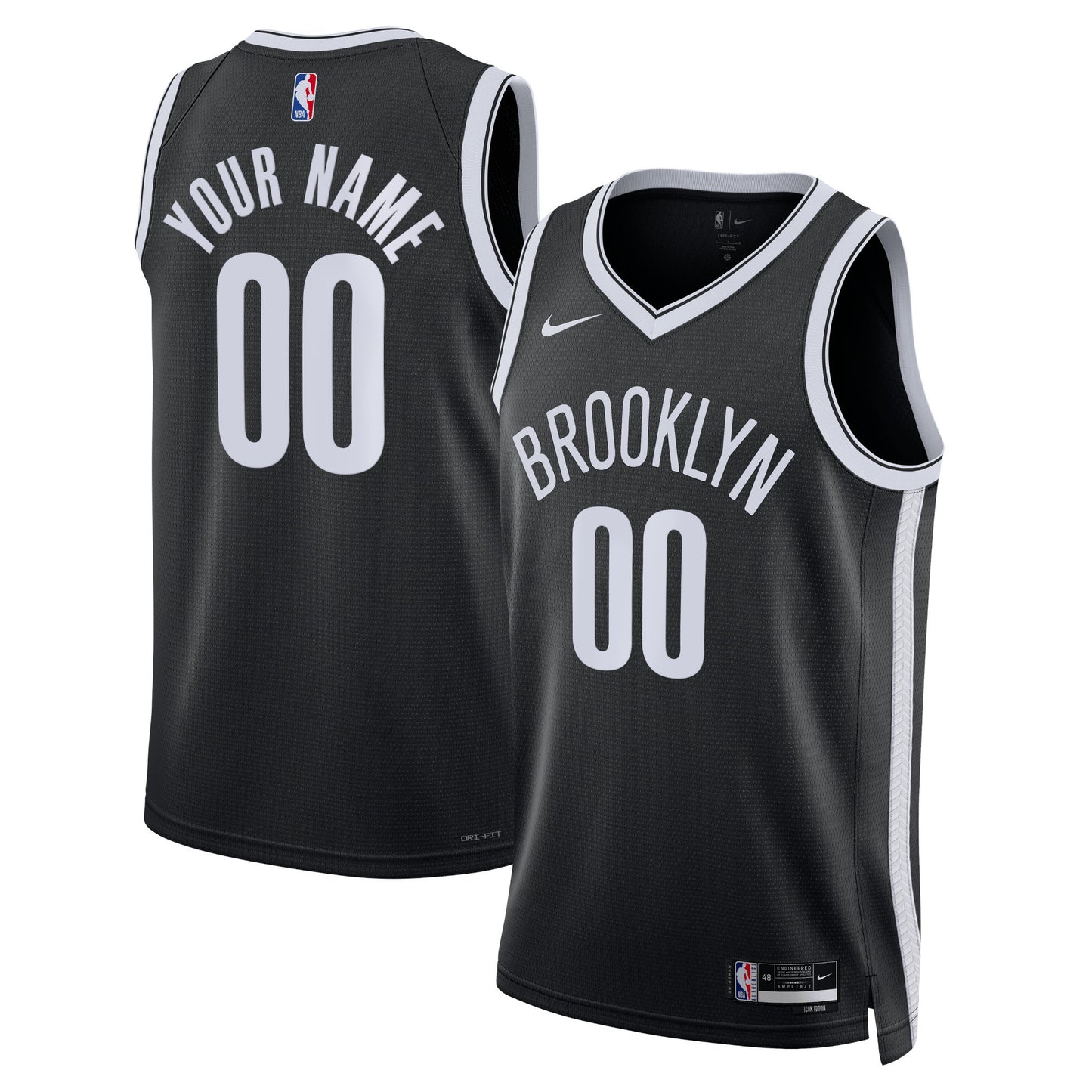 Brooklyn Nets Nike Unisex Swingman Custom Jersey White - Association Edition