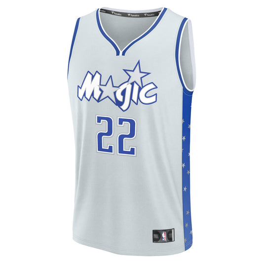 Franz Wagner Orlando Magic Fanatics Youth 2025/26 City Edition Fast Break Jersey - Silver