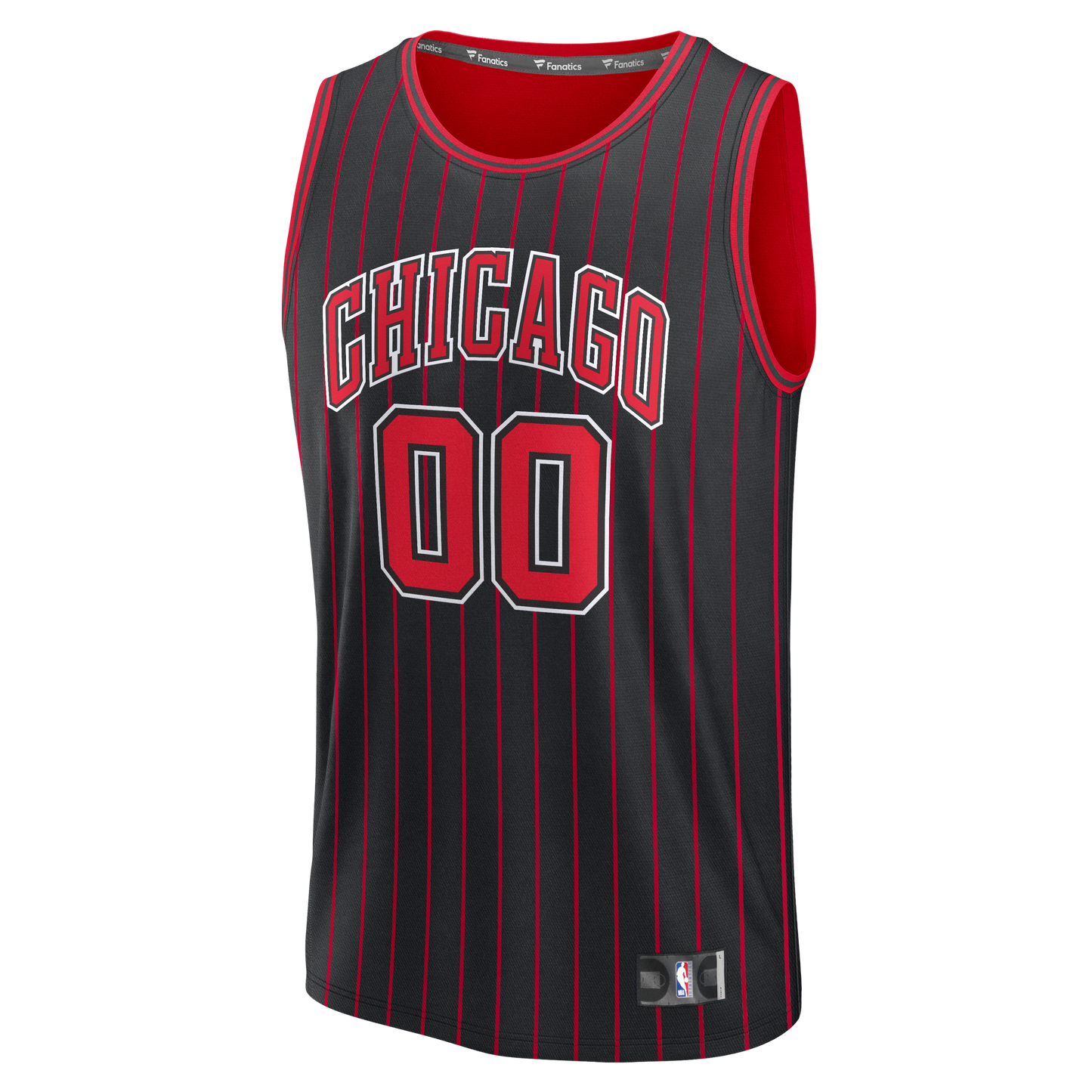 Chicago Bulls Fanatics Youth Fast Break Custom Jersey - Statement Edition - Black