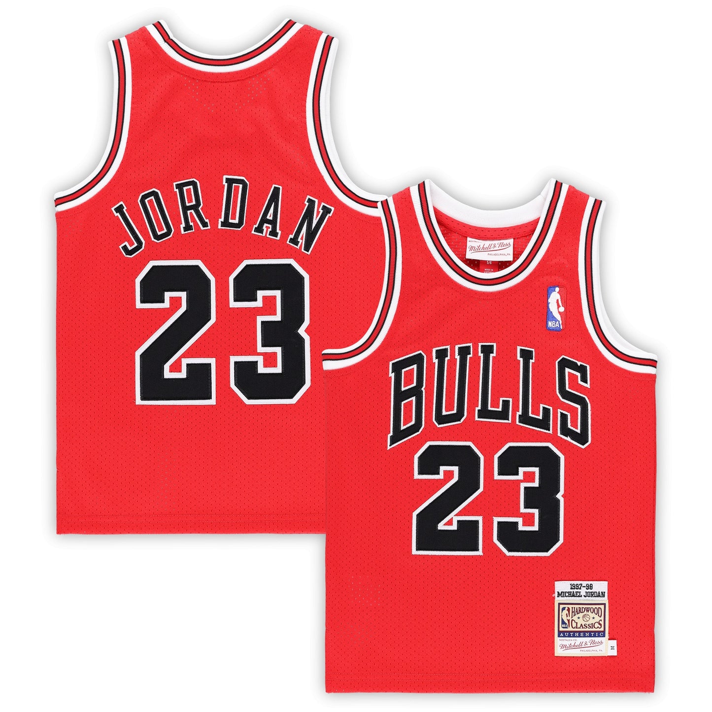 Michael Jordan Chicago Bulls Mitchell & Ness Preschool 1997/98 Hardwood Classics Authentic Jersey - White