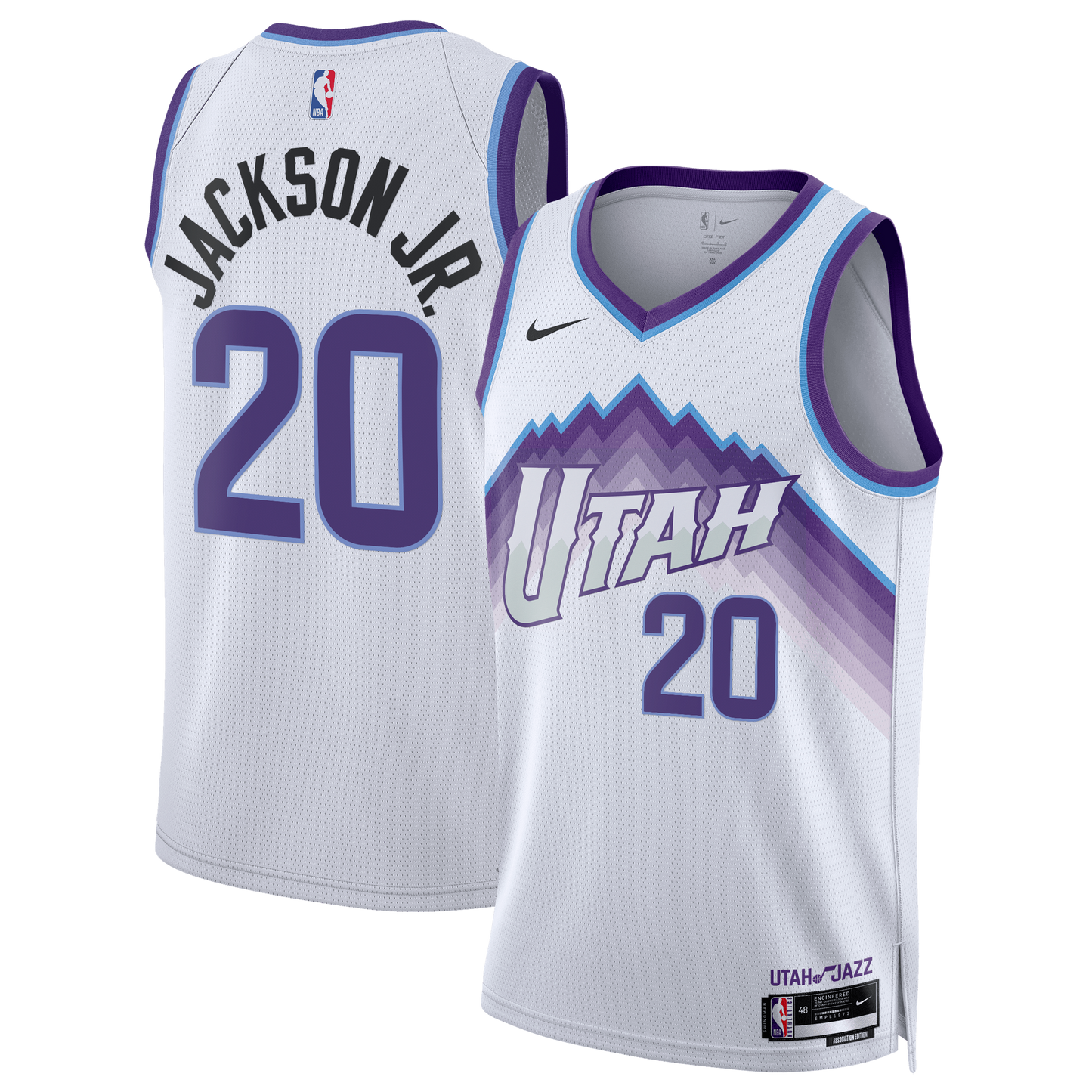 Jaren Jackson Jr. Utah Jazz Nike Unisex Swingman Jersey - Association Edition - White