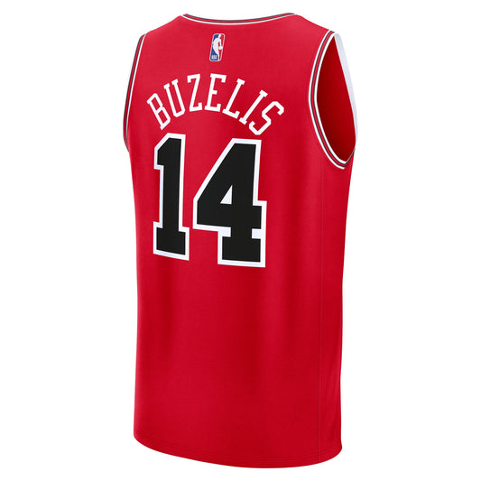 Matas Buzelis Chicago Bulls Fanatics Youth Fast Break Replica Player Jersey - Icon Edition - Red