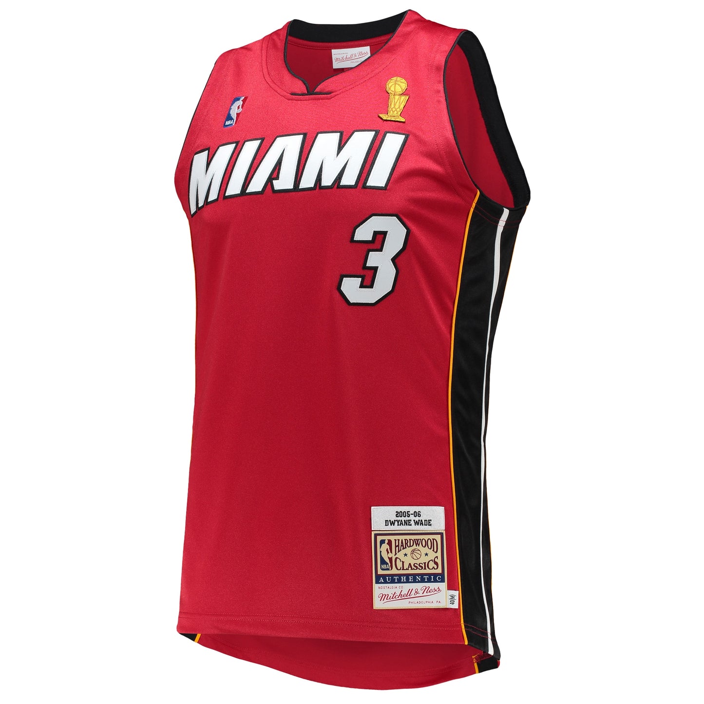 Dwyane Wade Miami Heat Mitchell & Ness 2005-06 Hardwood Classics Authentic Jersey - Red