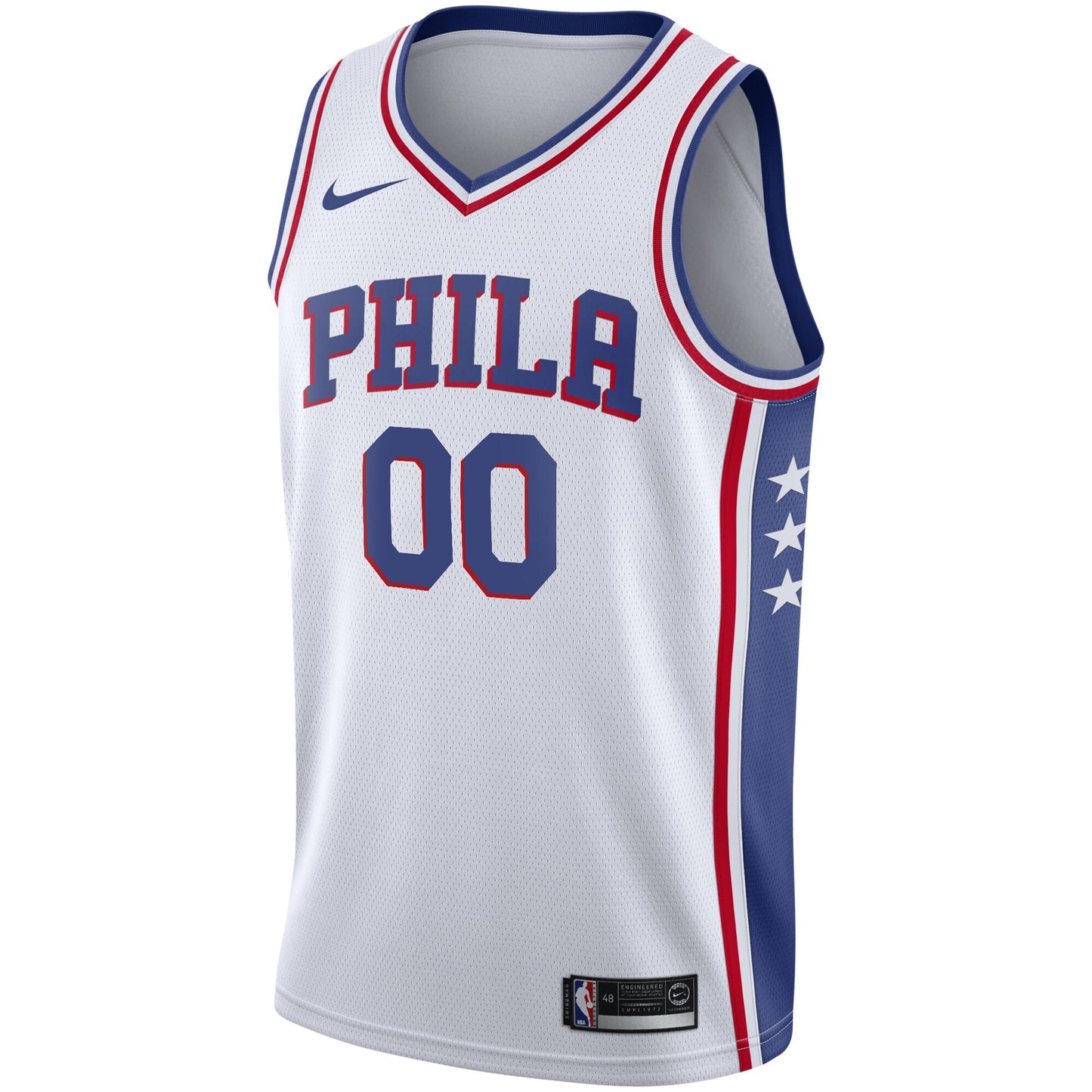Philadelphia 76ers Nike 2020/21 Swingman Custom Jersey - Icon Edition - Royal