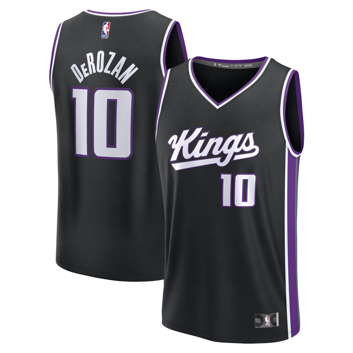 DeMar DeRozan Sacramento Kings Fanatics Fast Break Replica Player Jersey - Icon Edition - Black
