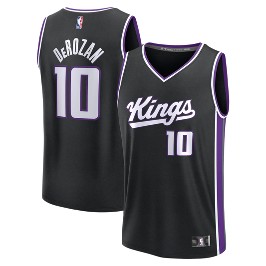 DeMar DeRozan Sacramento Kings Fanatics Fast Break Replica Player Jersey - Icon Edition - Black