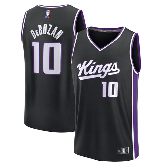 DeMar DeRozan Sacramento Kings Fanatics Youth Fast Break Replica Player Jersey - Icon Edition - Black