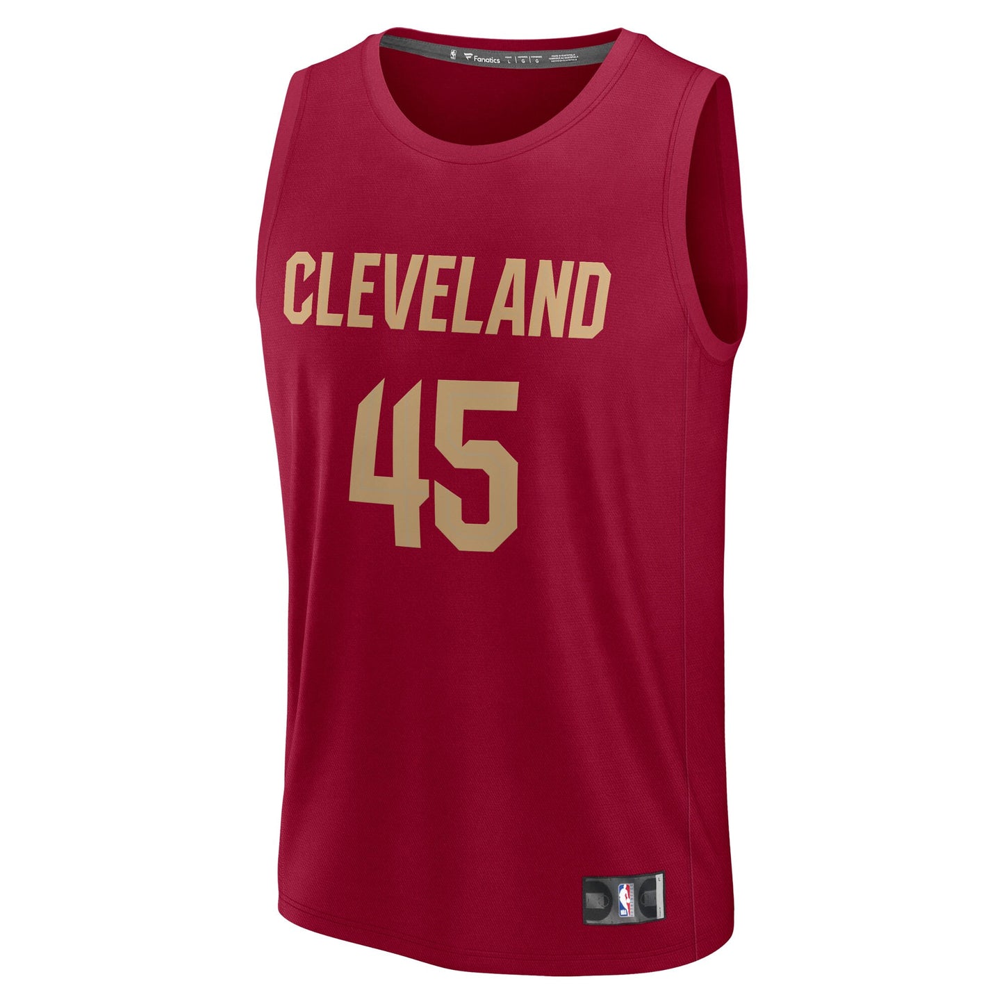 Donovan Mitchell Cleveland Cavaliers Fanatics Fast Break Replica Player Jersey - Icon Edition - Wine