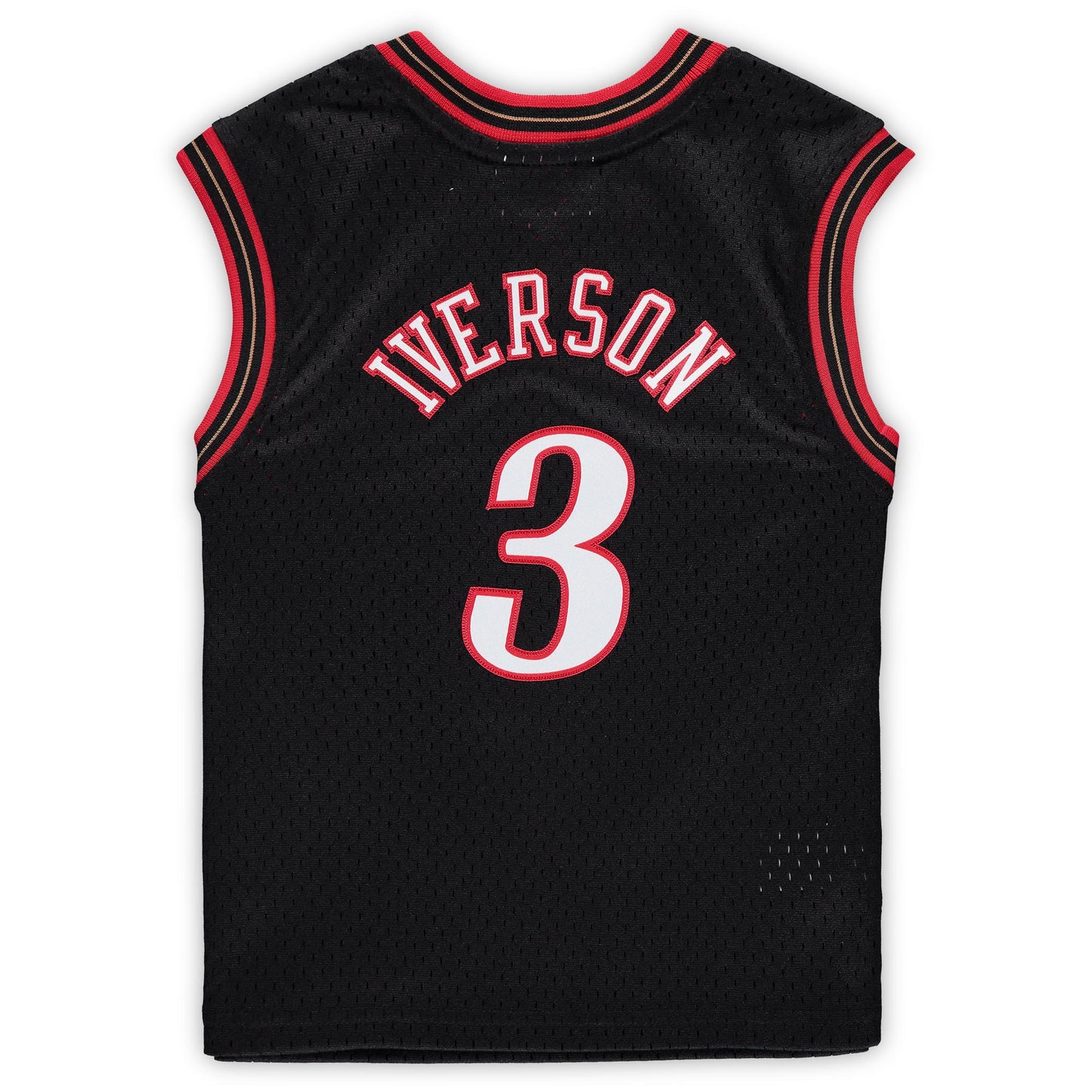 Allen Iverson Philadelphia 76ers Mitchell & Ness Preschool 2000-2001 Hardwood Classics Throwback Team Jersey - Black