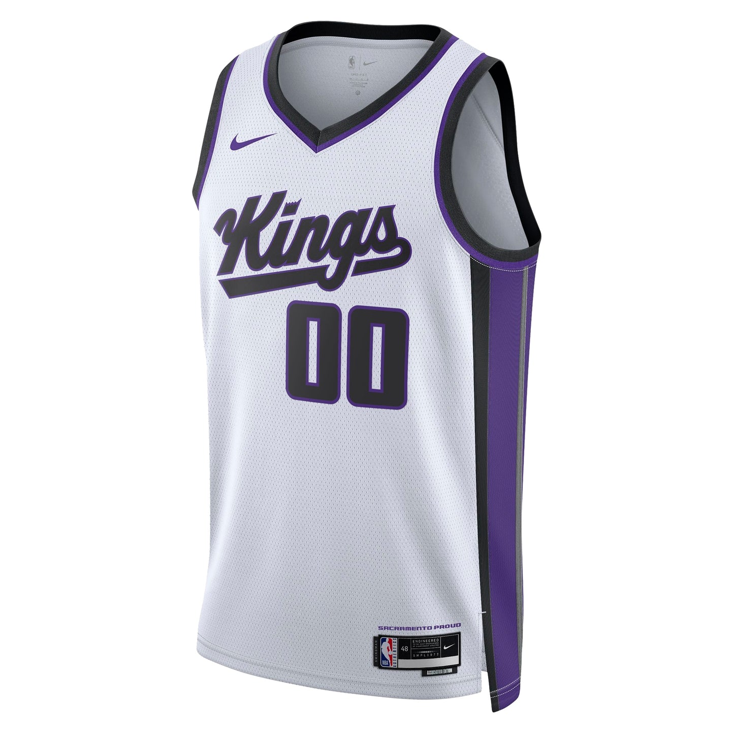 Sacramento Kings Nike Unisex Swingman Custom Jersey - Icon Edition - Black