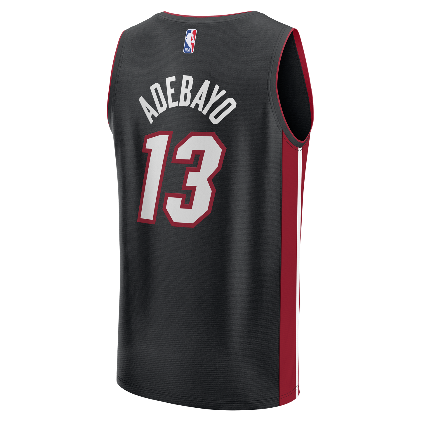 Bam Adebayo Miami Heat Fanatics Fast Break Replica Jersey - Icon Edition - Black