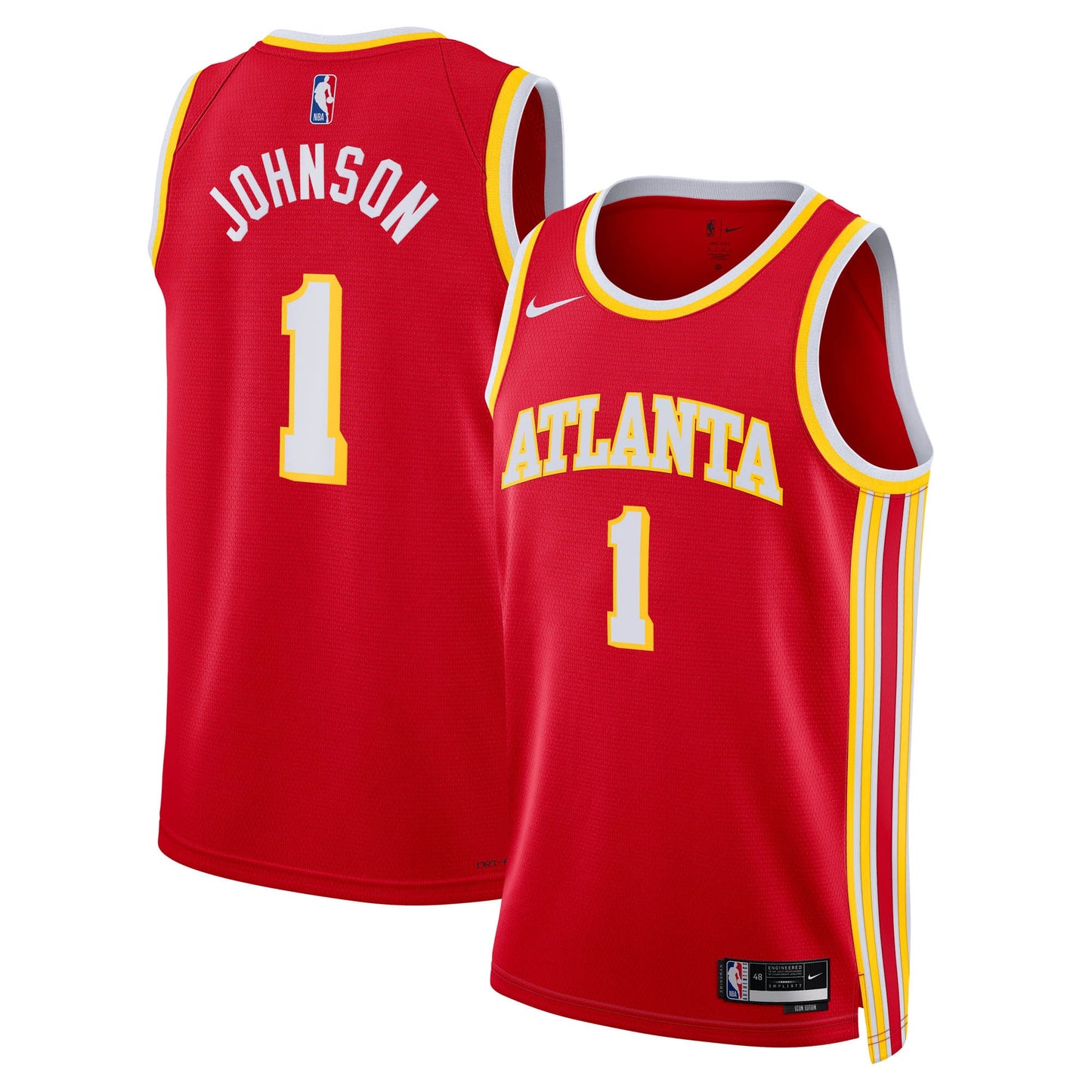 Jalen Johnson Atlanta Hawks Nike Unisex Swingman Jersey - Icon Edition - Red