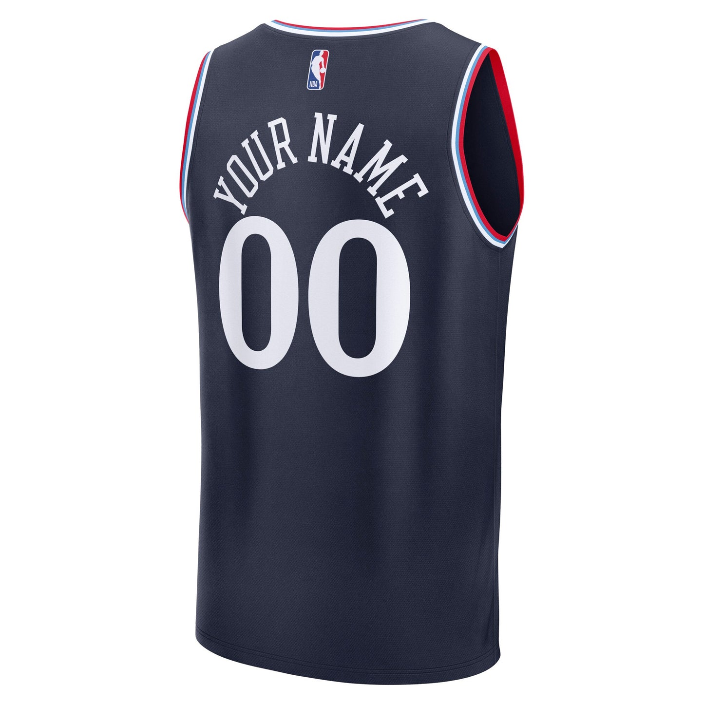 LA Clippers Fanatics Youth Fast Break Custom Replica Jersey - White  - Association Edition