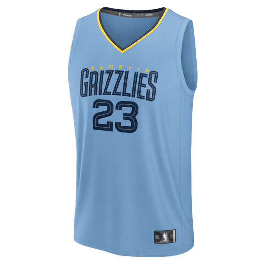 Cedric Coward Memphis Grizzlies Fanatics Fast Break Replica Player Jersey - Statement Edition - Light Blue