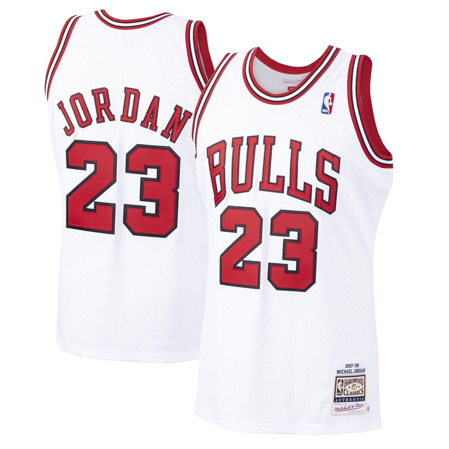 Michael Jordan Chicago Bulls Mitchell & Ness 1995/96 Hardwood Classics Authentic Jersey - Black