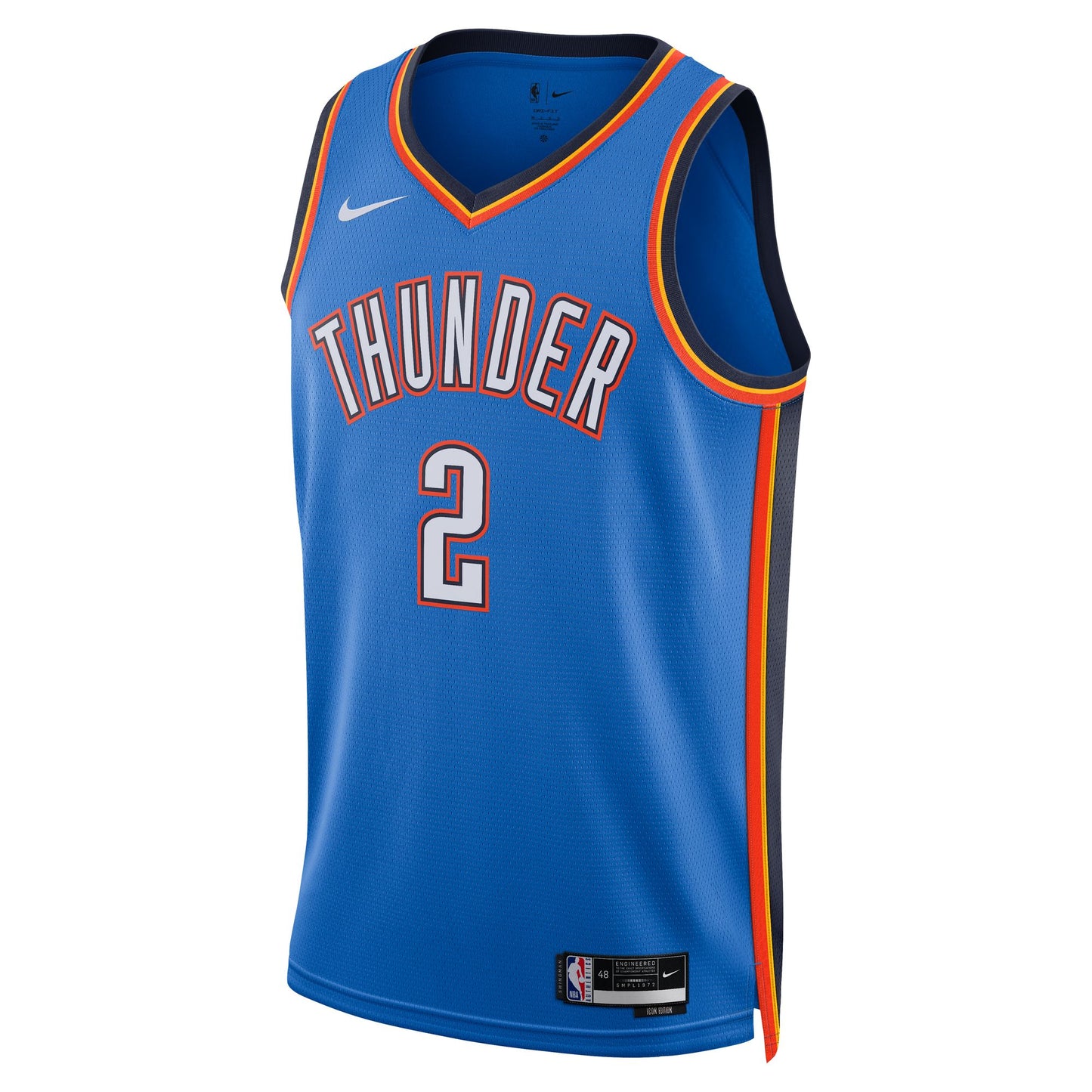 Shai Gilgeous-Alexander Oklahoma City Thunder Nike Unisex Swingman Jersey - Association Edition - White