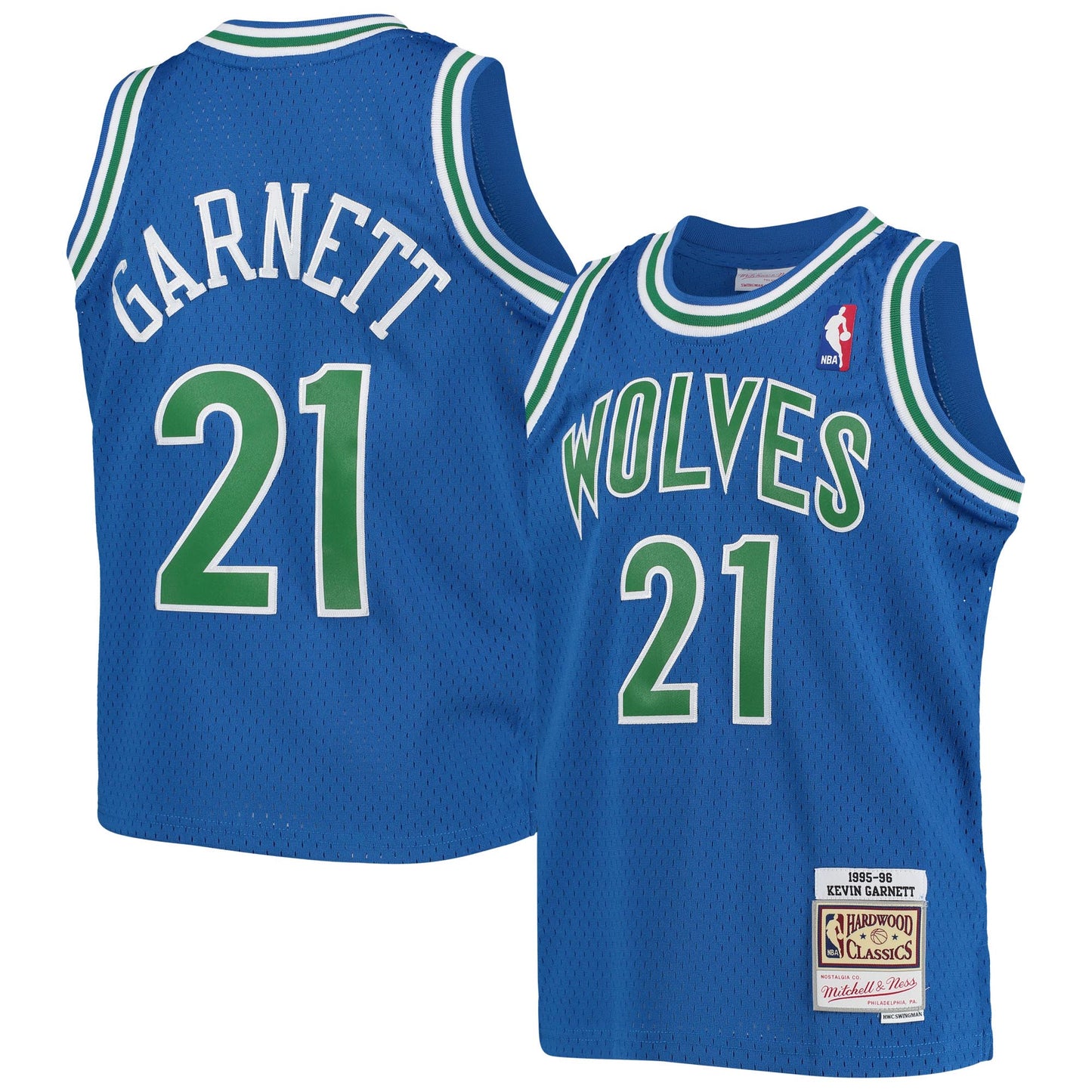Kevin Garnett Minnesota Timberwolves Mitchell & Ness Youth 1997/98 Hardwood Classics Swingman Jersey - Black