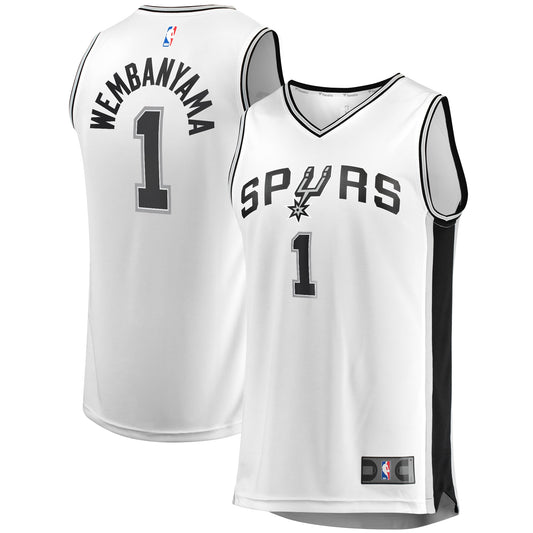 Victor Wembanyama San Antonio Spurs Fanatics Youth Fast Break Replica Player Jersey - Association Edition - White