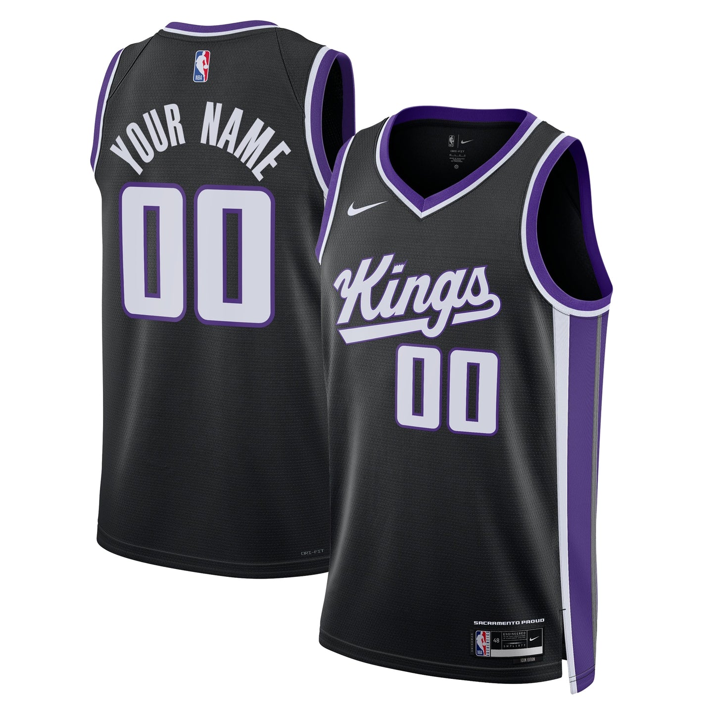Sacramento Kings Nike Unisex Swingman Custom Jersey - Association Edition - White